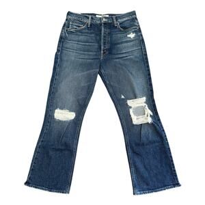 Mother Superior Tripper Jeans Size 29 “Your Treat or Mine” Raw Hem Distressed